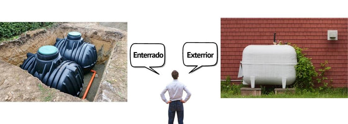 Depósitos enterrados o de exterior para una vivienda: ¿cuál elegir?