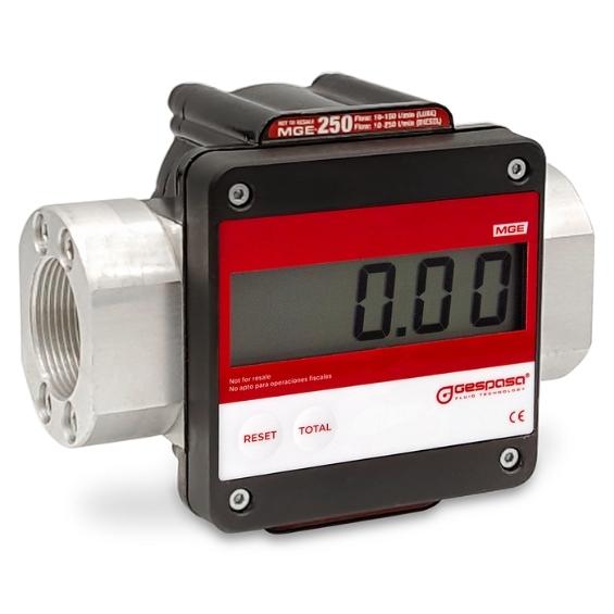 Cuentalitros electrónico MGE-250 para gasoil y lubricantes