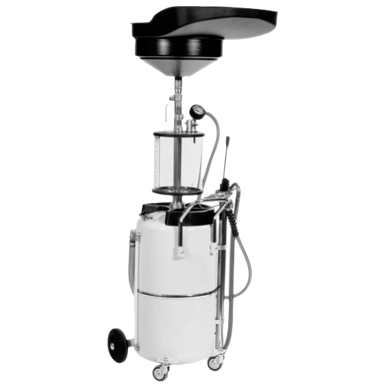 Extractor neumático con recogedor de 90 litros