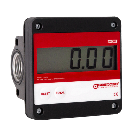 Cuentalitros electrónico MGE-110 para gasoil y lubricantes