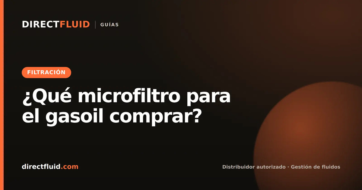 Qué microfiltro para el gasoil comprar