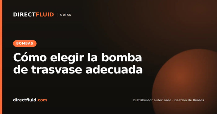 Cómo elegir la bomba de trasvase adecuada