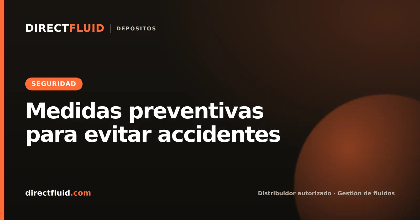 Medidas preventivas para evitar accidentes