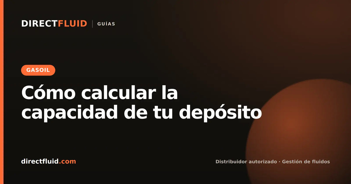 Cómo calcular la capacidad de tu depósito de gasoil