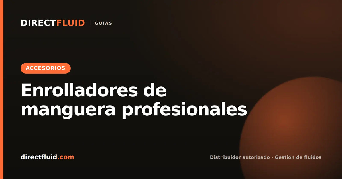 Enrolladores de manguera profesionales
