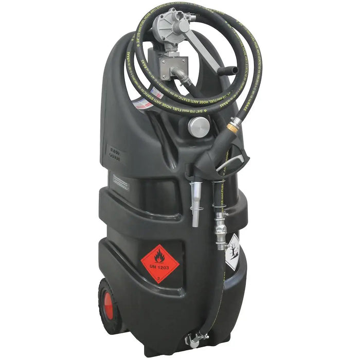 Contenedor móvil 110 litros para gasolina con bomba giratoria manual - Emilcaddy 110
