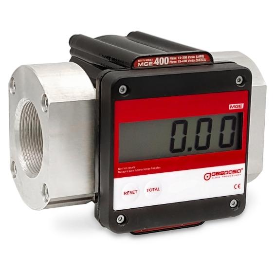 Cuentalitros electrónico MGE-400 para gasoil y lubricantes