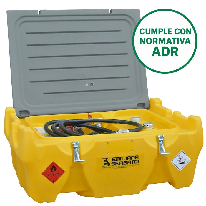 Depósito móvil 220 L para gasóleo Pick-Up con bomba eléctrica 12/24 V - Carrytank CTK 220 Diesel