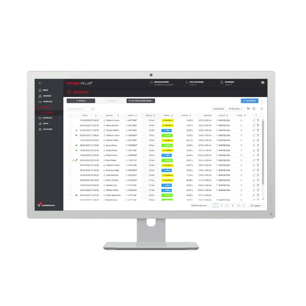 Licencia anual DieselPlus - Software de control de combustible