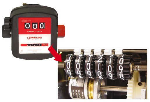 Medidor mecánico con emisor de impulsos MGI-80