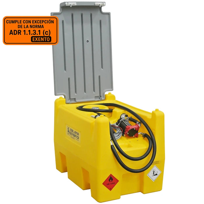 Tanque Portátil 220L para Gasoil Pick-Up con Bomba 12V/24V