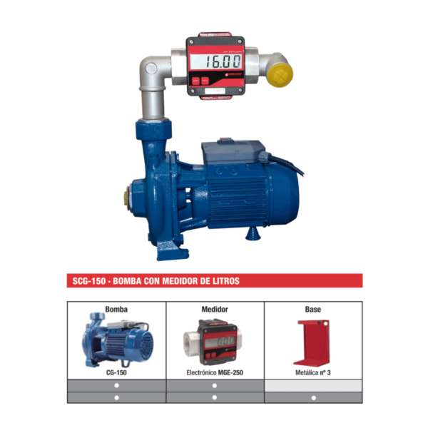 Bomba eléctrica de trasvase CG-150 gasoil