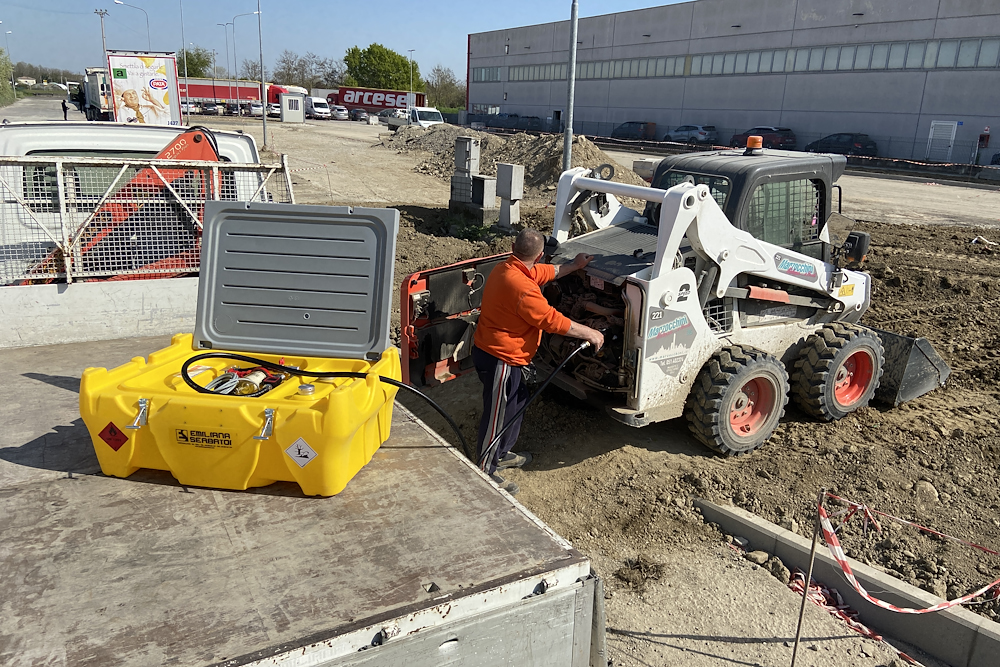 Depósito móvil 220 L para gasóleo Pick-Up con bomba eléctrica 12/24 V – Carrytank® CTK 220 Diesel