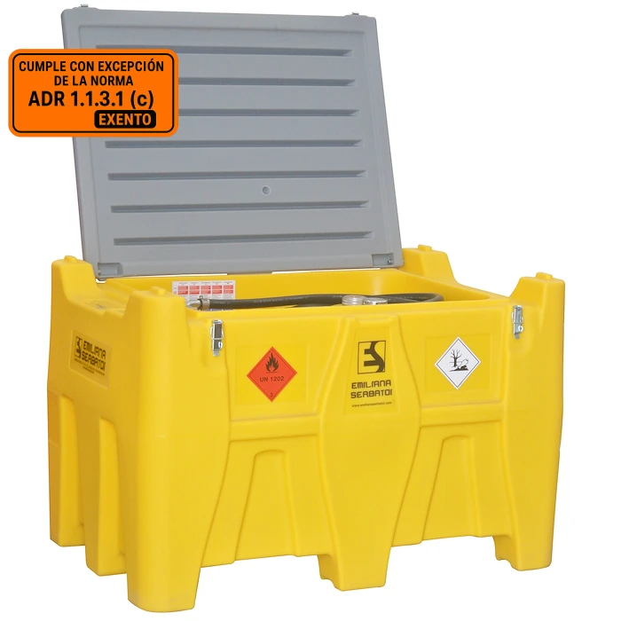 Depósito móvil 440 L para gasoil Pick-Up con bomba 1224 V – Carrytank® 440 Diesel